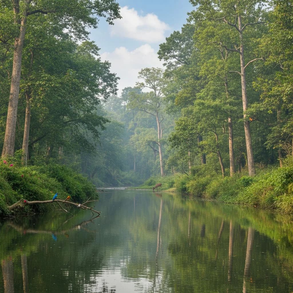 Dhikuli’s Riverside Ecology Understanding the Kosi River and Its Forest Life